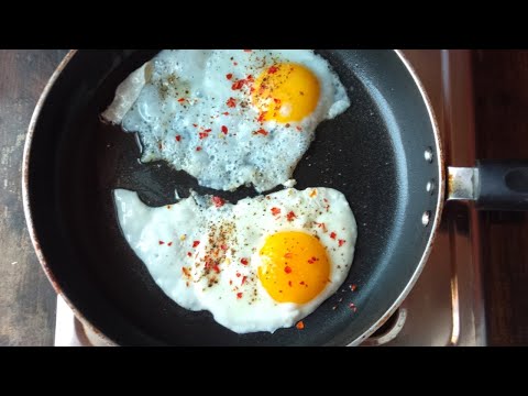 Healthy Breakfast Recipe | Egg Half Fry | Quick Egg Recipes