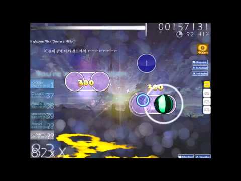 osu! Melanie Flash - One in a Million(Nightcore Mix)(滑鼠流)(Mouse)