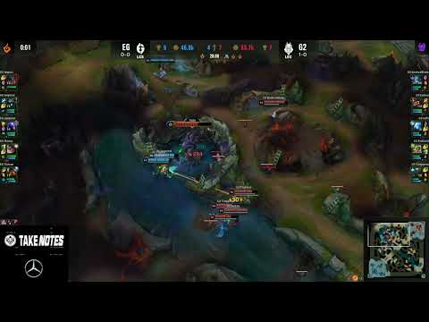 Eg Vs G2  Caps Builds A Wall