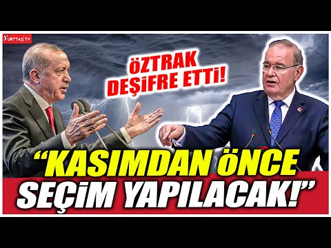 "Kasımdan önce seçim yapılacak!" Faik Öztrak Erdoğan'ın o açıklamasını deşifre etti!