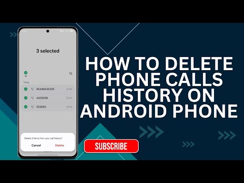 How to Delete Phone Call History on Android Phone | Clear Call Logs Guide 2026!