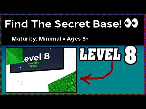 LEVEL 8 FIND THE SECRET BASE Walkthrough 👀 [Roblox] [Full Guide English]