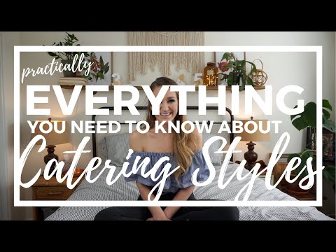 WEDDING CATERING: The Styles, The Pros + The Cons