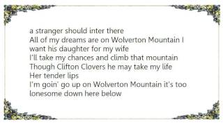 Dickey Lee - Wolverton Mountain Lyrics