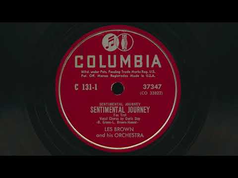 1947 LES BROWN Sentimental Journey DORIS DAY vocals - 78 RPM Record