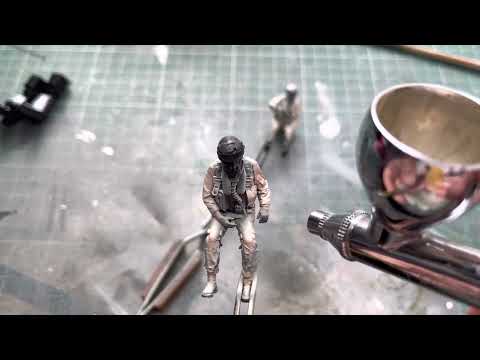 Reedoak pilots for the Revell supa hornet part 1 painting