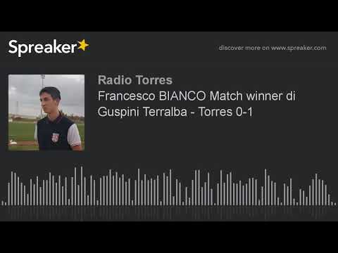 Francesco BIANCO Match winner di Guspini Terralba - Torres 0-1