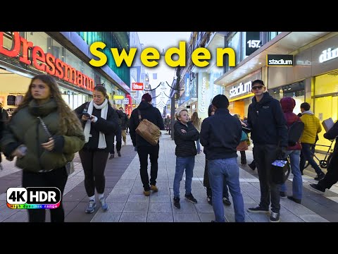 Magical Stockholm Winter Vibes ❄️ Relaxing Walk in 4K HDR