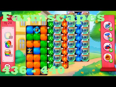 Farmscapes Level 436 - 440 HD Gameplay Walkthrough |  3 - match game | android | ios | pc | app