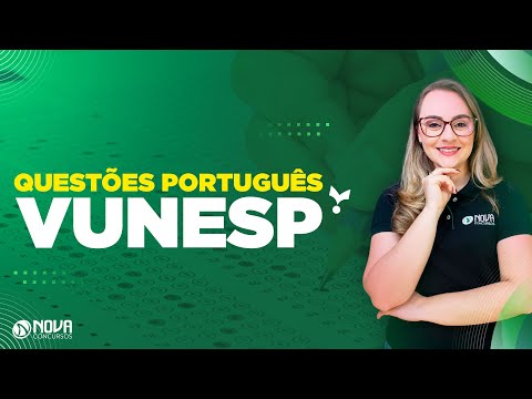 Questões de Português para a banca Vunesp