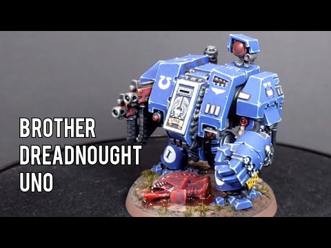 ULTRAMARINES VETERAN DREADNOUGHT SHOWCASE | Warhammer 40k | Space Marines.