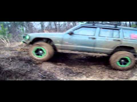 Jeep Cherokee Pines Trail Riding Part 1, Aussie Locker and Mickey Thompson MTZ's Test