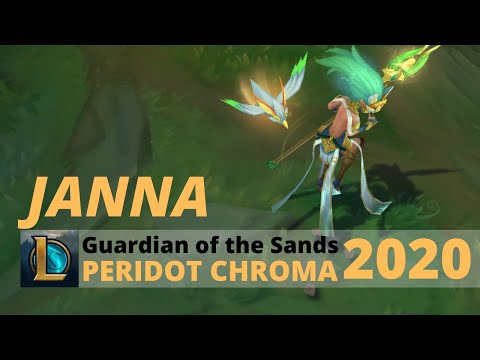 Guardian of the Sands Janna Peridot Chroma 2020 - League Of Legends