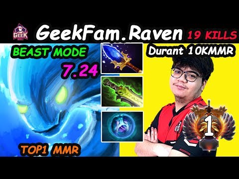 GeekFam Raven [Morphling] Carry Top1 MMR Beast Mode 19 Kills Dota 2 7.24 pro Gameplay