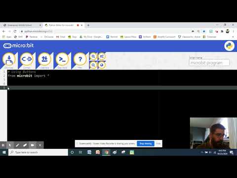 Using Microbit Buttons Python