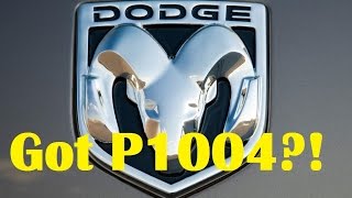 How to Fix P1004 Dodge Charger /  Avanger 2006-2013