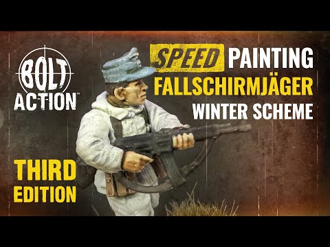 How To Paint WW2 Winter Fallschirmjäger For Bolt Action 3rd Edition