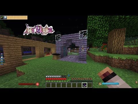 PlayFreak - Minecraft : Survival W/AM "finishing the crafting altar + making my 1st spell"