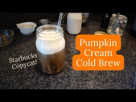 Pumpkin Cream Cold Brew | Starbucks Copycat Recipe