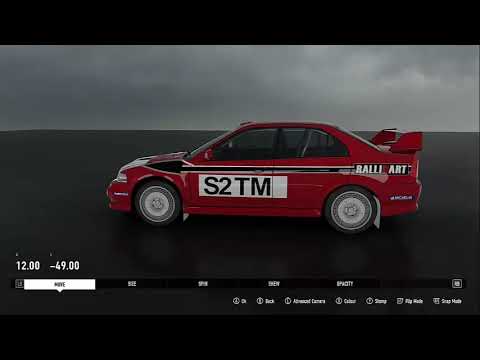 Forza Motorsport 7   Tommi Makinen's Mitsubishi Evo 6 Rally Car Paint Time Lapse