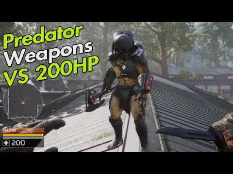 PHG Guide - All Predator Melee Weapons VS 200HP