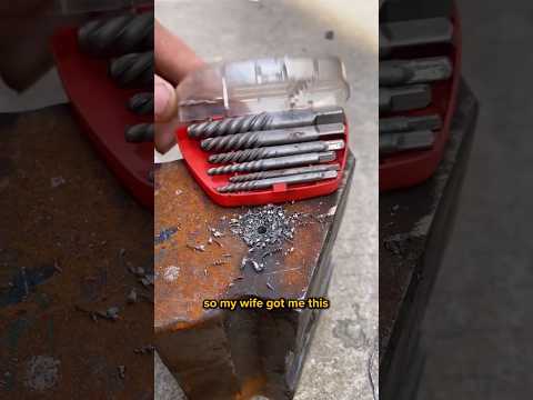 This Broken Screw Extractor set gets your broken screws out easy as pie!🔥🛠️ #tools #besttools