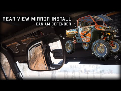 Can-Am Defender Rear View Mirror Install | How To