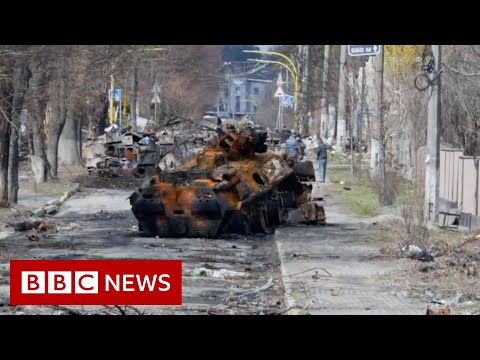 Satellite images appear to show Russian atrocities in Bucha, Ukraine - BBC News