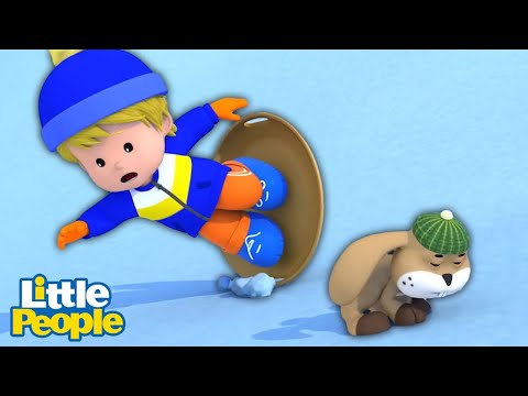 Having Fun in the Snow | 2 Hours of Preschool Learning | Little People – Fisher Price - Kids TV Series, Kingdom Kids Zone - Little People - Fisher Price