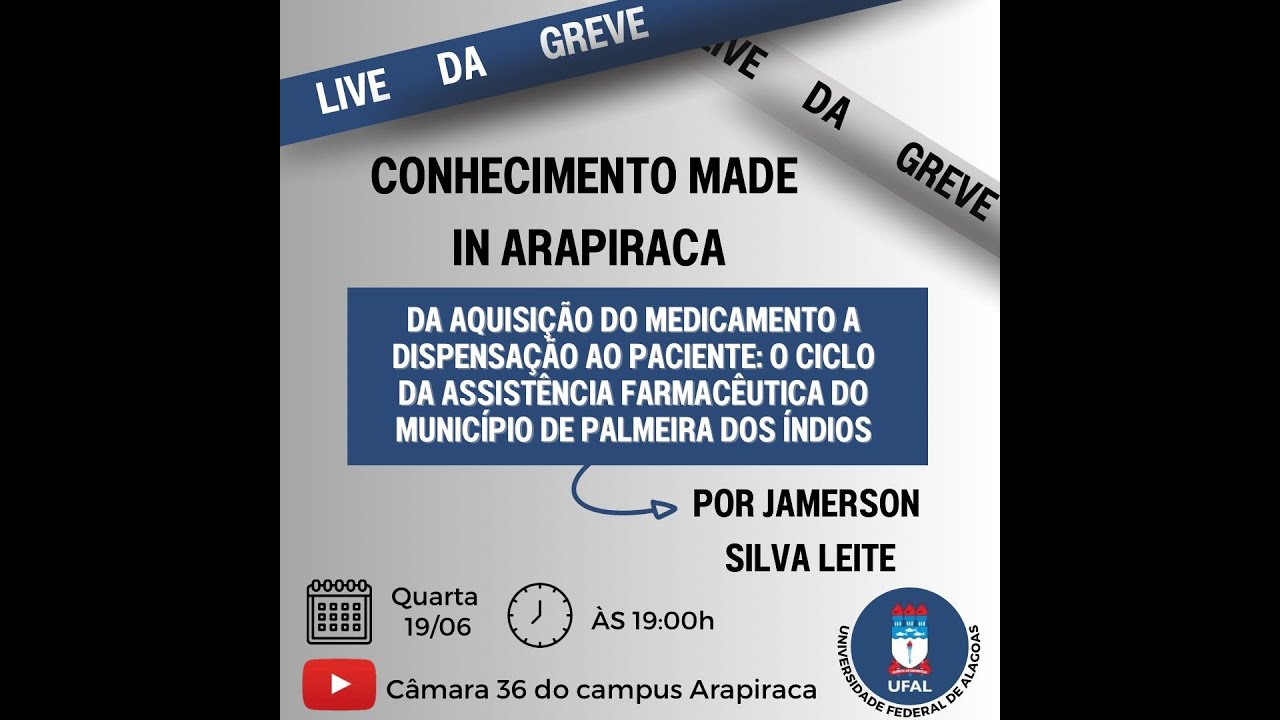 Live da Greve #14 | Conhecimento Made in Arapiraca | com Jamerson Silva Leite