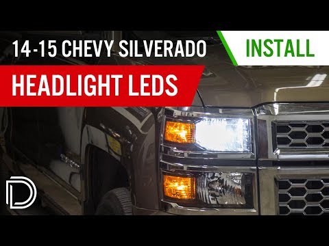 How to Install 2014-2015 Chevrolet Silverado Headlight LEDs | Diode Dynamics
