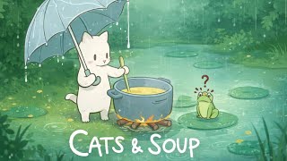 Cats & Soup ☁️ Gameplay Relaxante | Estudo, Foco e Relaxamento