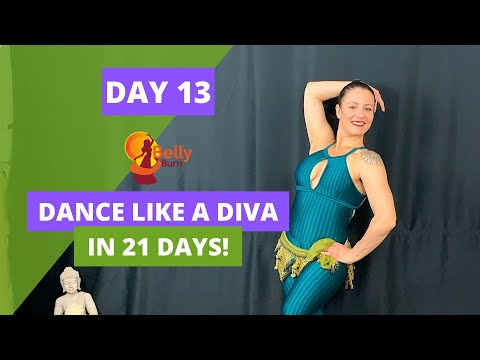 Dance Like a Diva in 21 Days // Belly Dance Workout // Day 13