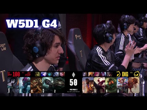 100 vs DIG | Week 5 Day 1 S14 LCS Spring 2024 | 100 Thieves vs Dignitas W5D1 Full Game