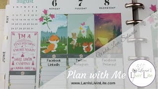 Plan with Me Classic Happy Planner | Happy Campers | Make Your Own Free Planner Stickers
