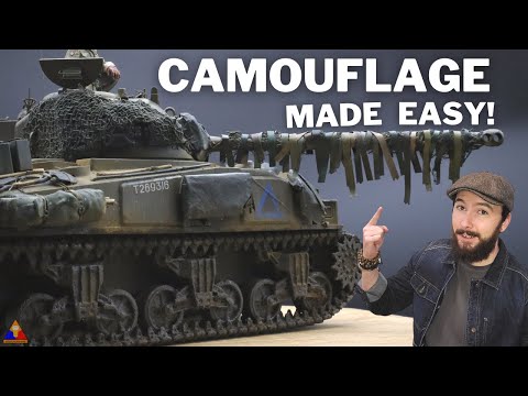 Scale Model Camo Tutorial | Nets, Tarps & Hessian Tape | Part #1