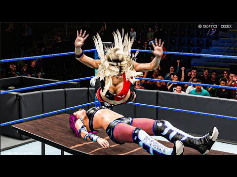 Charlotte Flair Vs Liv Morgan Vs Sasha Banks / WWE 2K22/2K19-2K22 Mode/ 60 FPS