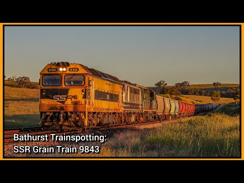 Bathurst Trainspotting: SSR Grain Train 9843