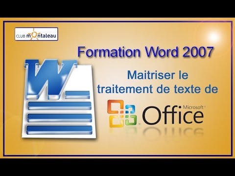 comment traiter un texte sur word 2007
