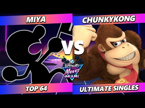 LMM Miami 2024 - Miya (Game & Watch) Vs. ChunkyKong (Donkey Kong) Smash Ultimate - SSBU