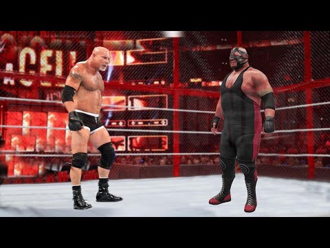 Goldberg vs Vader Hell in a Cell Match