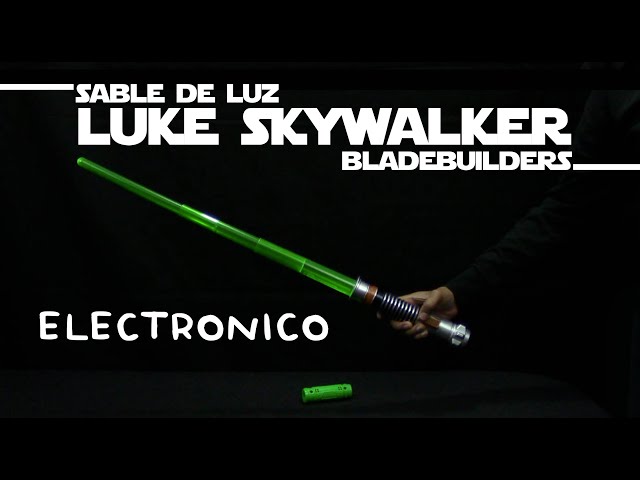 Vídeo relacionado con Star Wars Sable de luz no electrónico de Luke Skywalker, Juguetes de Star Wars