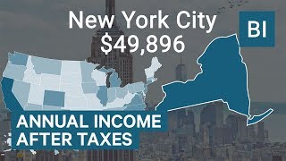 How much you take home from $75K income based on where you live
