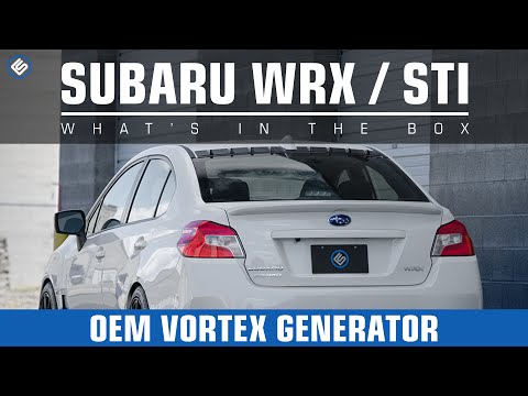 Subaru OEM Vortex Generator - 2015 Subaru WRX/ STI Install/Review Video
