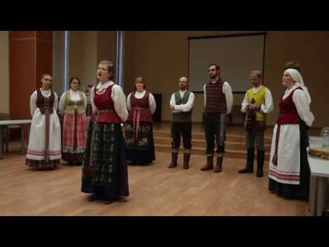 Mindrė - Vilniaus miesto folkloro ansamblių peržiūra 2015