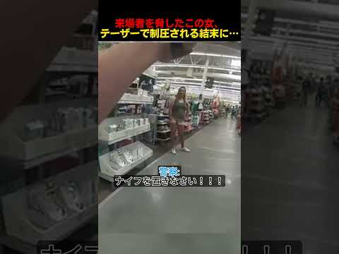 この女にテーザーは妥当だったのか？