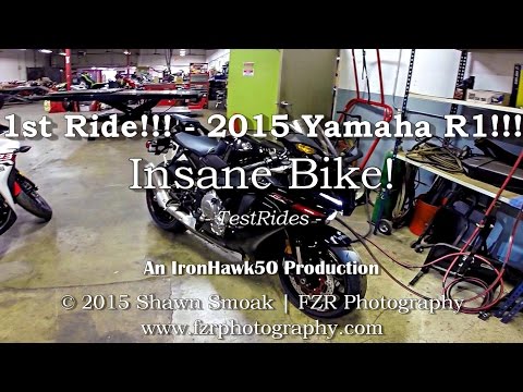 1st Ride!!! - 2015 Yamaha YZF-R1!!! - Insane Bike! | TestRides