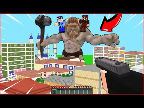 CANAVAR KAZIM İLE ARKADAŞ OLDUK, BİZE YARDIM ETTİ! 😱 - Minecraft