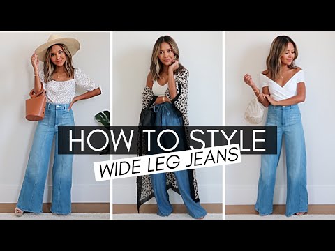 How To Style Wide Leg Jeans + Haul