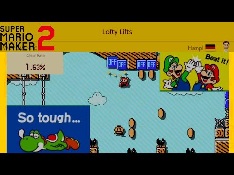 Super Mario Maker 2 - Lofty Lifts by Hampl